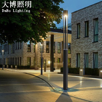 led景观灯铝制圆柱现代庭院灯特色光影效果小区广场园林厂家批发