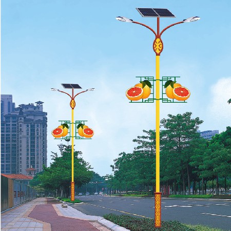 定制led太阳能路灯文化特色中国结道路亮化农村光伏太阳能路灯