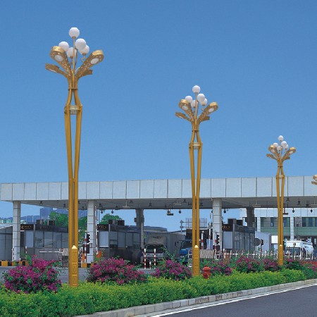 LED玉兰灯特色户外道路照明亮化工程照明景观玉兰灯厂家批发