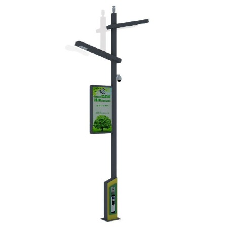 LED智慧路灯小区广场公园充电桩WIFI监控城市建设一体化智能路灯