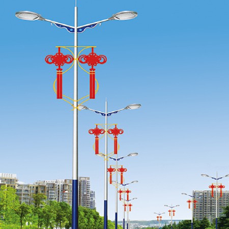 厂家批发大博照明LED路灯户外防腐防锈热镀锌中国结路灯可定制