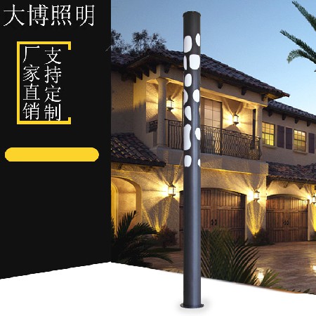简约欧式圆柱庭院灯小区广场商业街特色高光效景观灯柱厂家批发