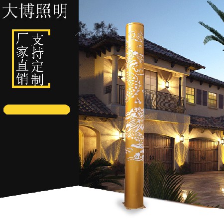 简约欧式圆柱庭院灯小区广场商业街特色高光效景观灯柱厂家批发